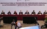 Presentación del protocolo de transición de presupuesto directo / Foto: Fernando Maldonado | El Sol de Morelia